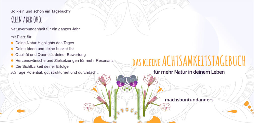 Buch-Cover - Das kleine Achtsamkeitstagebuch für mehr Natur in deinem Leben